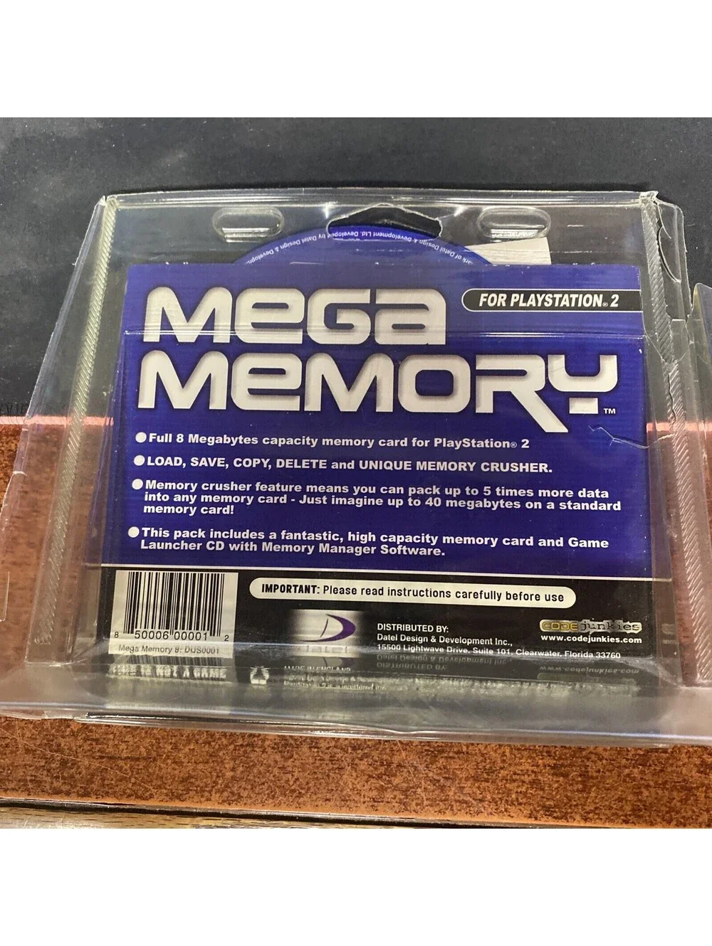 Mega Memory Manager For Playstation 2 PS2 Console Edition Disc & Sleeve Tested